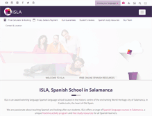 Tablet Screenshot of learningspanish-spain.com